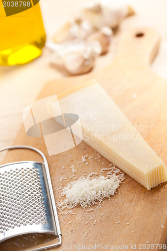 Image of grated Parmesan cheese