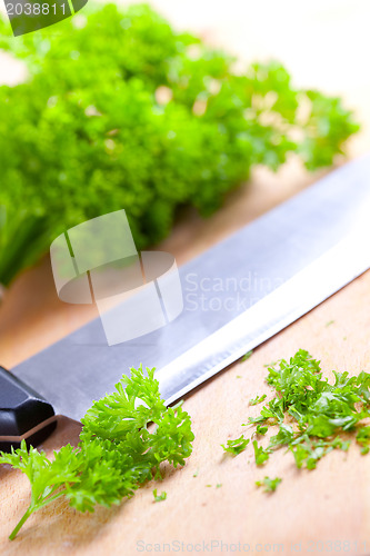 Image of chopped parsley