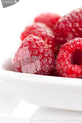 Image of raspberries in bowl