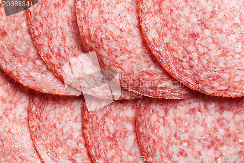 Image of detail of salami