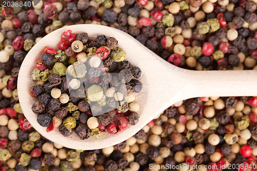 Image of various colourful pepper