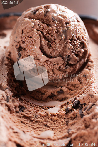 Image of chocolate ice cream