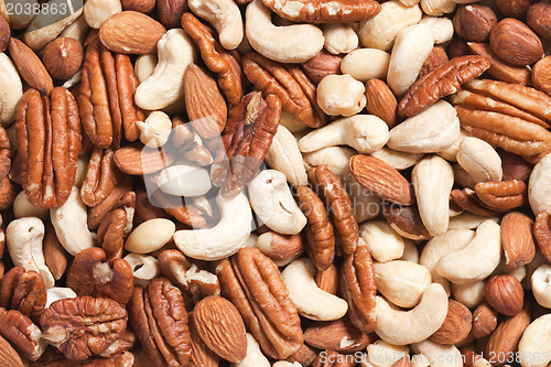 Image of nuts background
