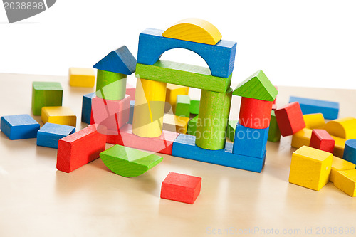 Image of wooden toy blocks