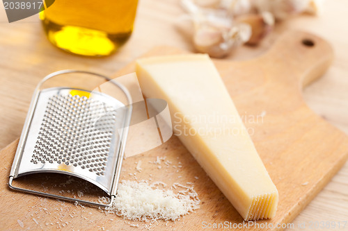 Image of grated Parmesan cheese