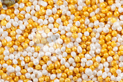 Image of gold sugar sprinkles