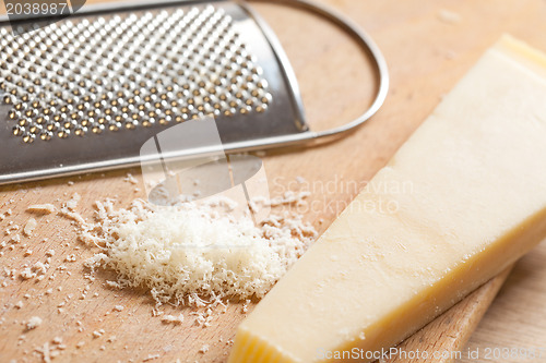 Image of grated Parmesan cheese