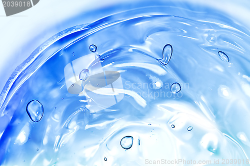 Image of Bubbles in gel
