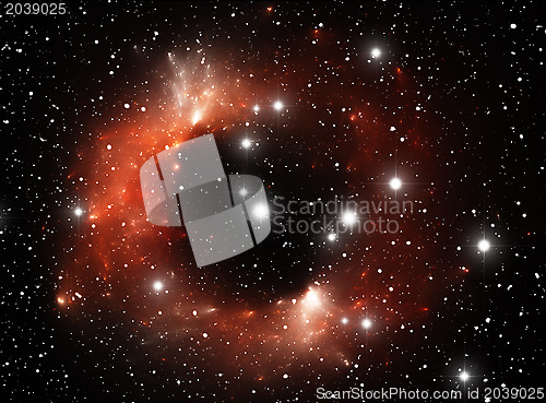 Image of Red nebula