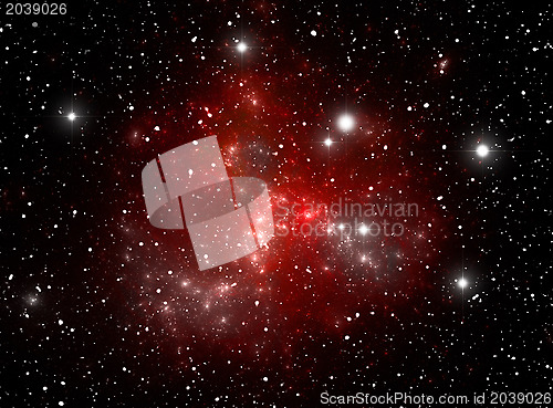 Image of Red nebula