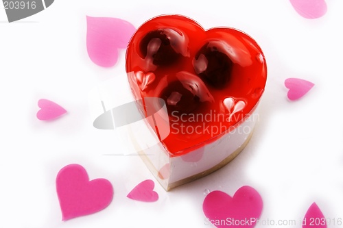 Image of Love Shaped Dessert