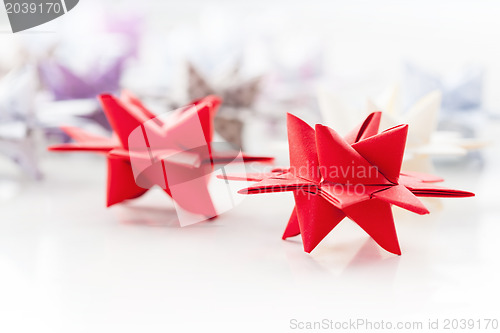Image of Paper Christmas stars