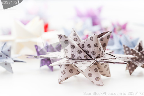 Image of Paper Christmas stars