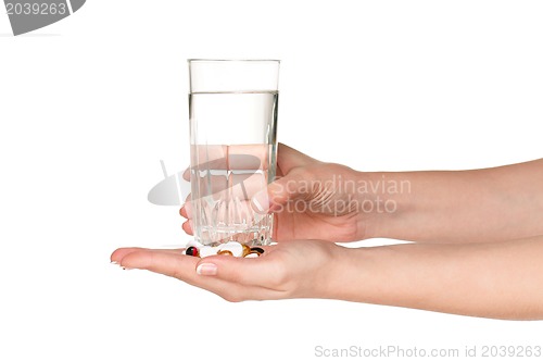 Image of Hand with pills
