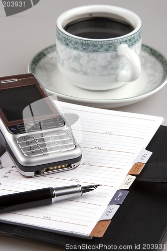 Image of Mobile Phone and Organizer