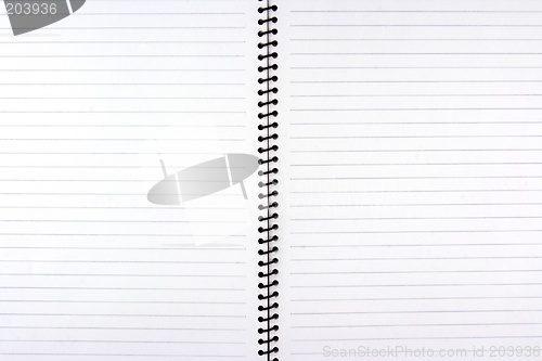 Image of Close up of Spiral Note Book