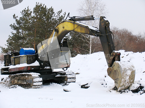 Image of Old excavator