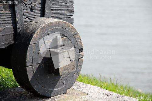 Image of Wooden wheel