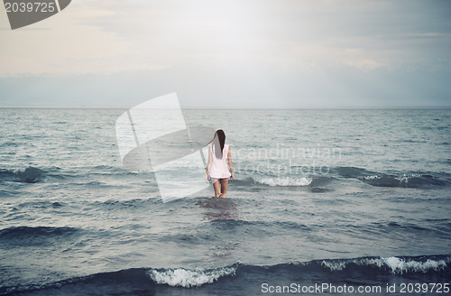 Image of Solitude in sea