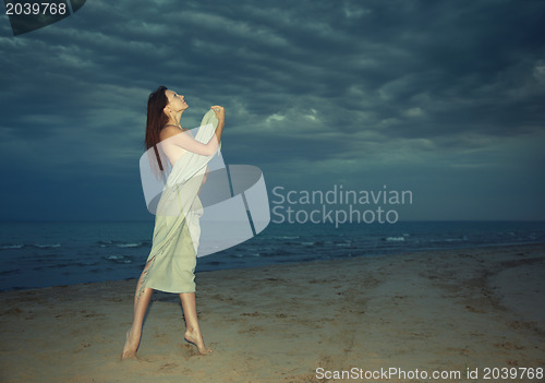 Image of Beauty at the night beach