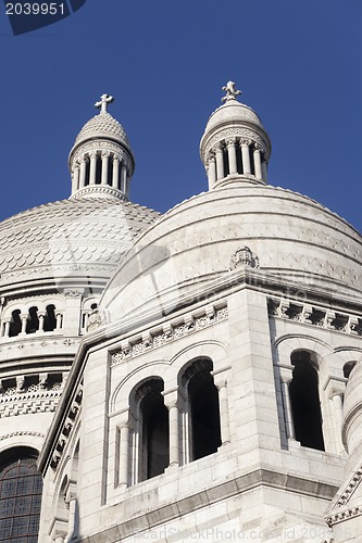 Image of Sacre Coeur Basilica in Montmartre Paris