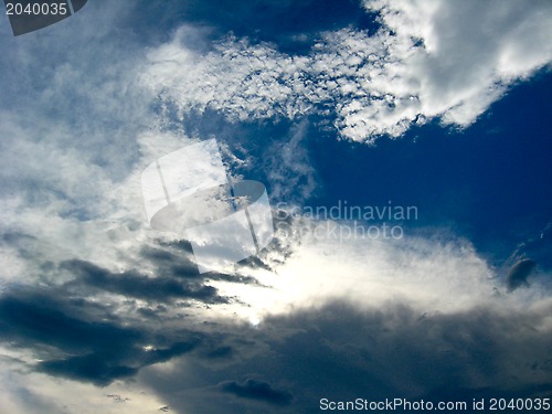 Image of The landscape with blue sky