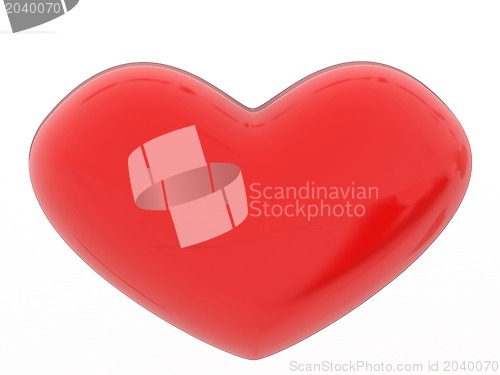 Image of Love heart shape. Romantic feeling concept. Beautiful life symbo