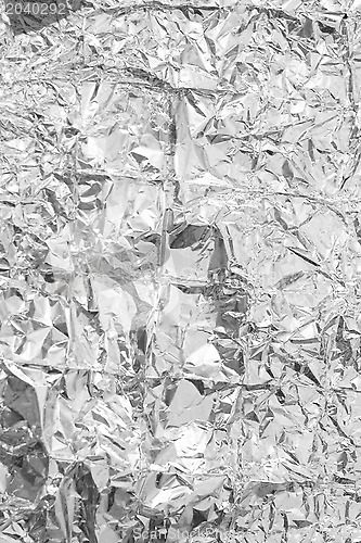 Image of aluminum foil background