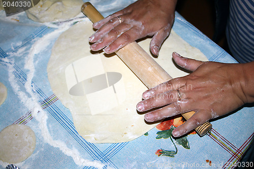 Image of The wheaten dough