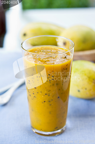 Image of Mango with Passion fruit smoothie