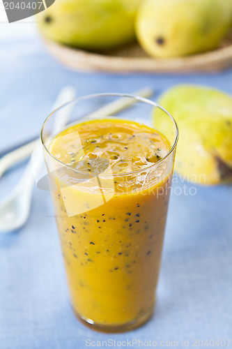 Image of Mango with Passion fruit smoothie