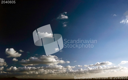 Image of Landscape with clouds