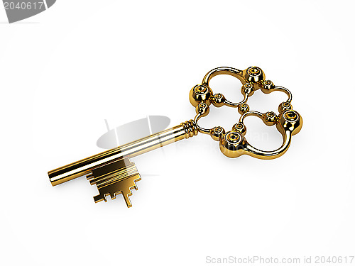 Image of Vintage gold key
