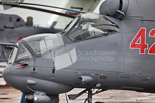 Image of attack helicopter