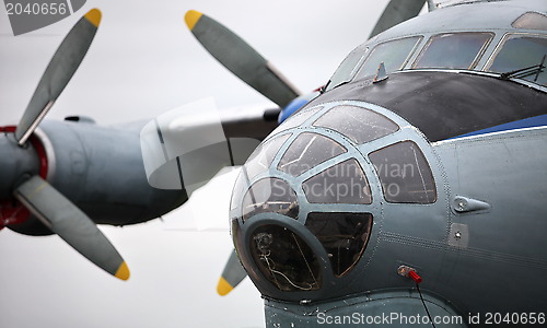 Image of Military transport aircraft AN12