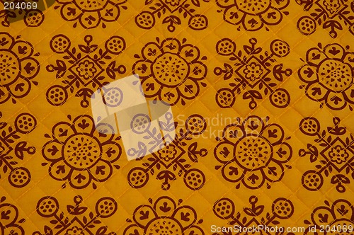 Image of Fabric floral design