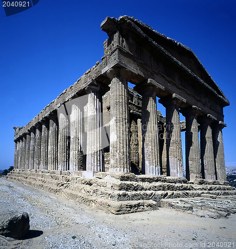 Image of Greek Temple in Agrigento, Sicily