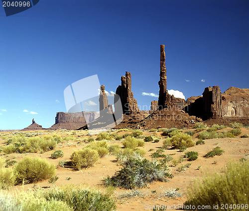 Image of The Totem Pole, Monument Valley, Arizona