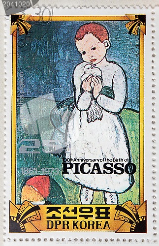 Image of Picasso Stamp from Korea