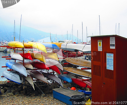 Image of Harbor in Camogli, Italy