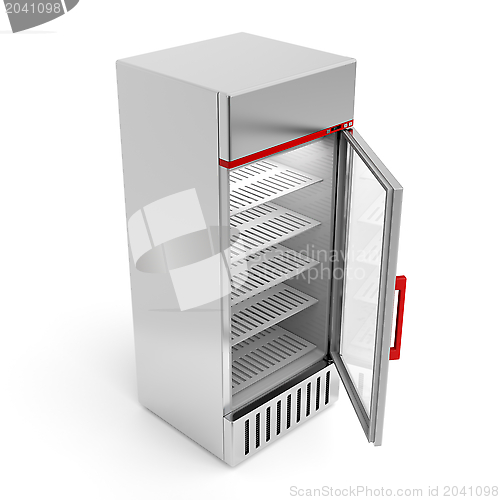 Image of Silver fridge