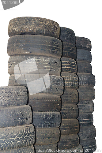 Image of bunch of auto tires