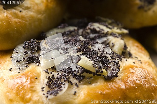 Image of Cebularze - traditional polish cake with onion and poppy seed