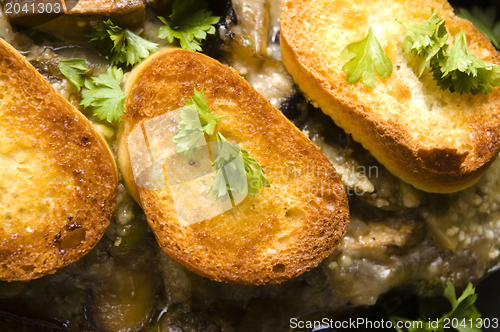 Image of Baked stuffed eggplant