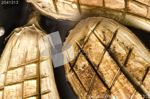 Image of Baked hot eggplant 