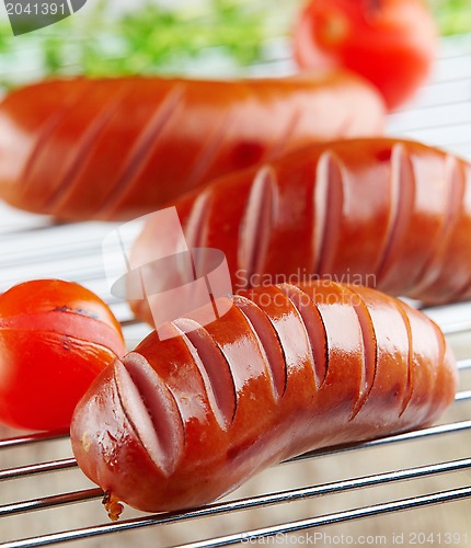 Image of grilled sausages