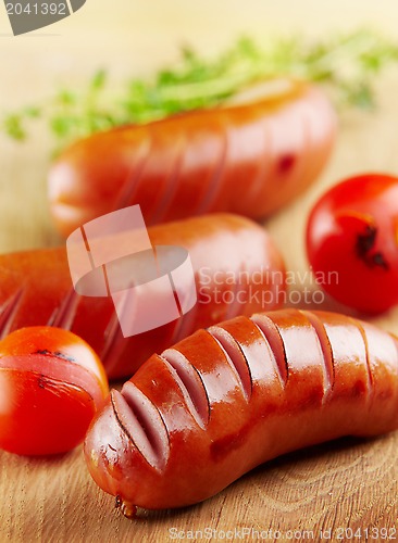 Image of grilled sausages