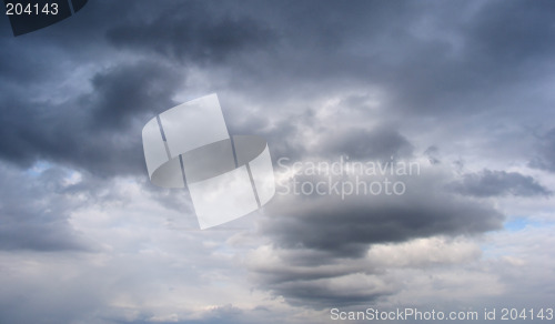 Image of Cumulus clouds