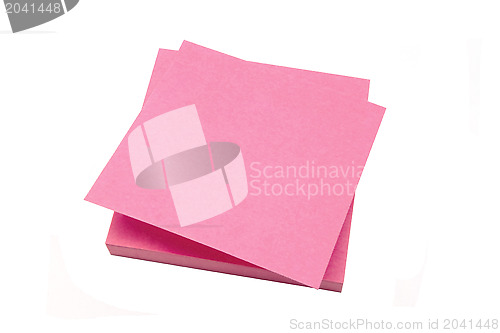 Image of Red memo paper