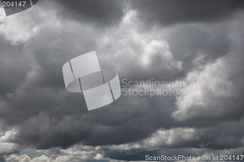 Image of Cumulus clouds